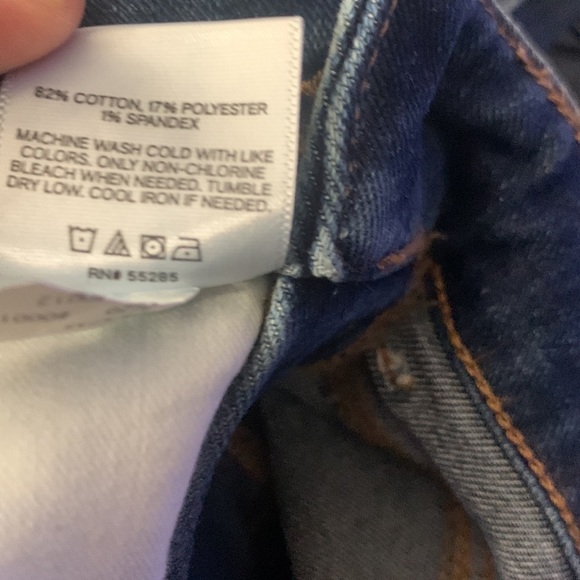 Express Ripped Straight Jean Overalls- NWT - Picture 15 of 16